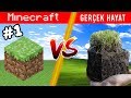 MİNECRAFT VS GERÇEK HAYAT (MINECRAFT VS REAL LIFE) BKT MİNECRAFT VS GERÇEK HAYAT (MINECRAFT VS REAL LIFE) BKT