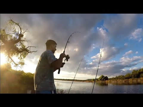 PESCON DE CARPAS DIQUE CRUZ DEL EJE!! CARPFISHING CORDOBA ARGENTINA