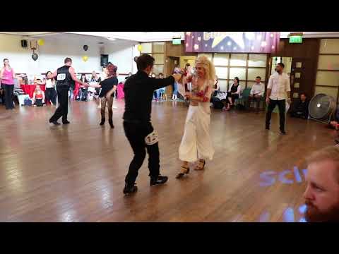 Ceroc Northern Champs 2018 - Gill McDonald & Barry Watson, Semi Final, Lucky Dip