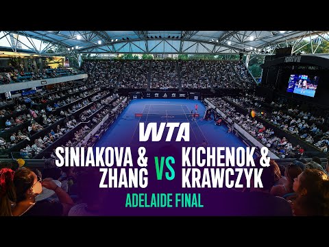 Zhang/Siniakova vs. Kichenok/Krawczyk | 2026 Adelaide Doubles Final | WTA Match Highlights