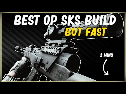 BEST OP SKS BUILD BUT FAST GREAT CHEAP WEAPON - GUN BUILD IN EFT ESCAPE FROM TARKOV IN 2 MINS
