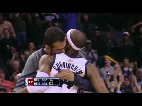Dante Cunningham game-winning tip vs. Nuggets (Feb. 17, 2012)