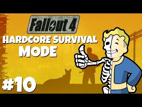 Fallout 4: Hardcore Survival Mode Playthrough - Part 10 - Charlie's Angels