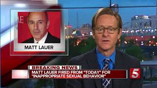 Matt Lauer Fired From NBC News Over Sexual Miscond