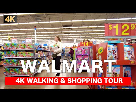 4K Walmart Shopping Tour TORONTO Canada | Why do Most Canadians Still Shop at Walmart?