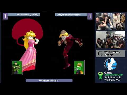 GUMI SSBM - Bekvin/cupofwater (Green) vs. Arty/bonfire10 (Red) - Melee Doubles WF