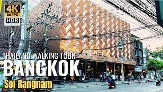 [BANGKOK] Soi Rangnam Neighborhood Exploring Hotels, Street Food, & Massage| Thailand [4K HDR]