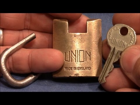 (picking 213) UNION 4 pin padlock picked in both direction - a fight! - big thanks to 'richardwales'