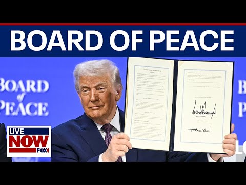 FULL: Trump unveils 'Board of Peace' in Davos "They all want in"
