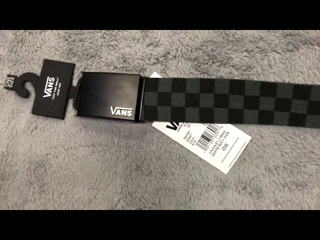 Vídeo relacionado con Vans Deppster II Web Belt Boys Cinturón, Blanco Y Negro, Talla única para Niños