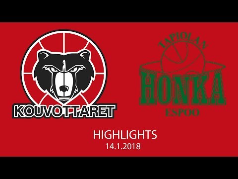 Kouvottaret - Tapiolan Honka Highlights 14.1.2018