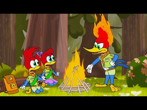 Camping Trip Gone Wrong!  | Woody Woodpecker