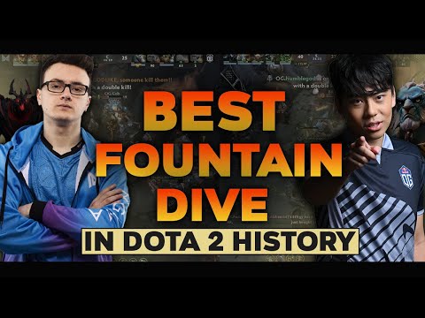 BEST & MOST ICONIC Fountain Farming & Fountain Diving Moments in Dota 2 History - Vol. 02