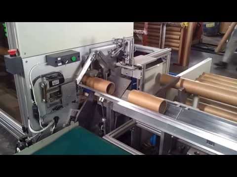 Automatic paper core cutter servo trims 2500