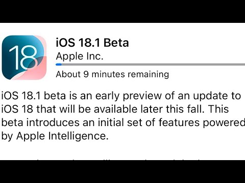 Apple intelligence RELEASED on iOS 18.1 beta 1