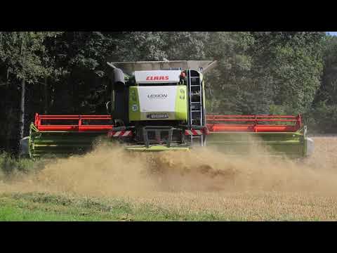 Wintergerste Dreschen mit einem Claas Lexion 760 Terra Trac Teil 3