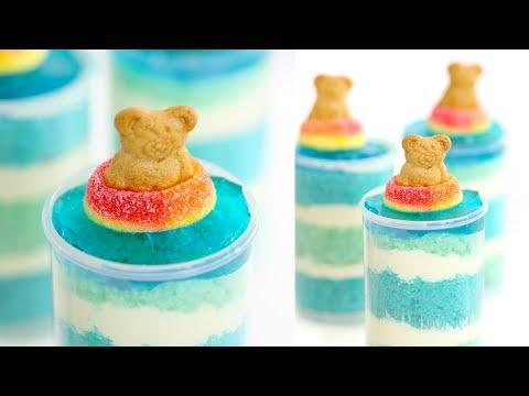 How to Make Swimming Pool CAKE Push Pops | RECIPE