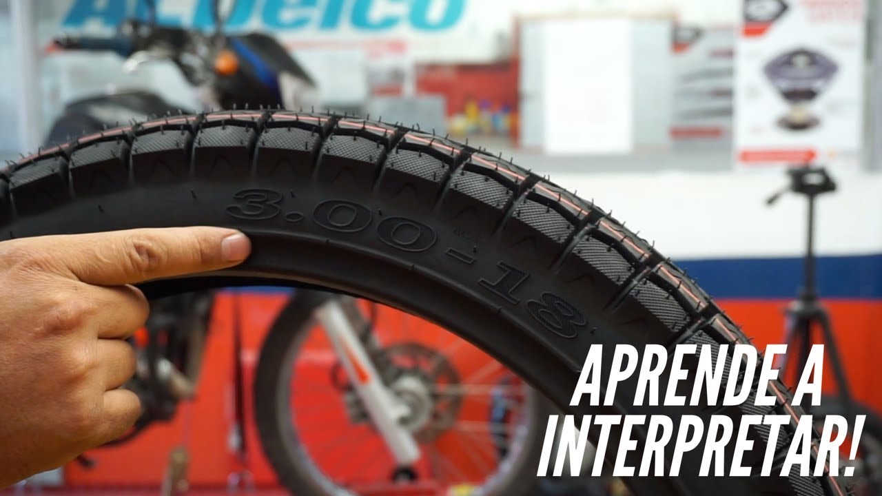 ¿Como interpretar una llanta de motocicleta