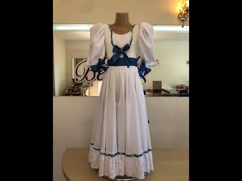 Stage ballet costume Marie Clara NUTCRACKER Christmas tree P 0261D - video 2