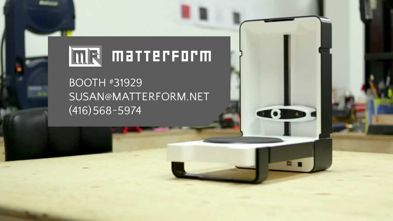 Matter and Form 3D Scanner video thumbnail
