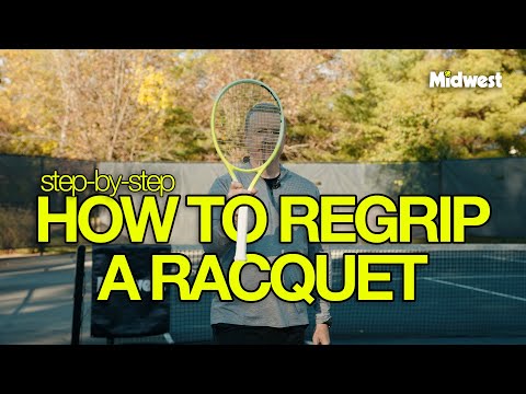 How to regrip a Tennis Racquet