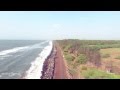 Kakinada Beach Aerial View