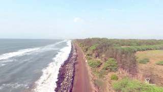 Kakinada Beach Aerial view