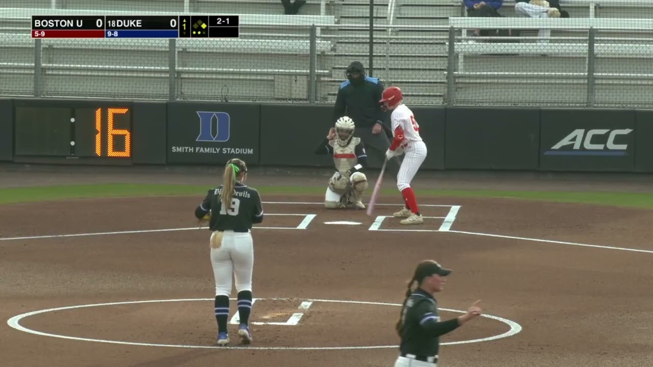 Boston University vs Duke | 2-25-2026 | College Softball Full Game Replay