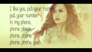 Demi Lovato - All Night Long [ft. Timbaland &amp; Missy Elliot] Lyrics on Screen HD