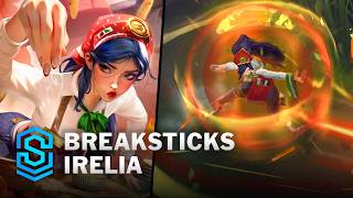 Breadsticks Irelia Skin Spotlight - Pre-Release - PBE Preview - League of Legends