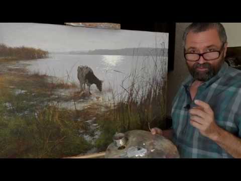 Как Использовать Черные Краски - Урок Живописи Маслом - Юрий Клапоух (2019)