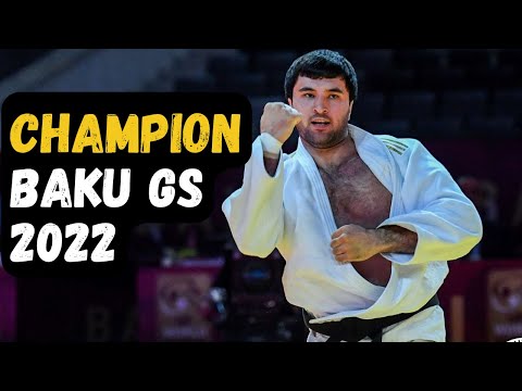 Temur Rakhimov Judo of Tajikistan was Baku Grand Slam Champion 2022
