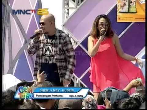 Husein feat Sherly Mey " Pandangan Pertama " - Gentara Garut (13/3)