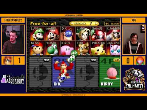 Keystoned III | Fidelcastro22 (DK) vs KD3 (/C2) - Losers Finals - lOW tIERS - Super Smash Bros.