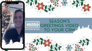 Send a Holiday Wishes Video through Engage CRM!