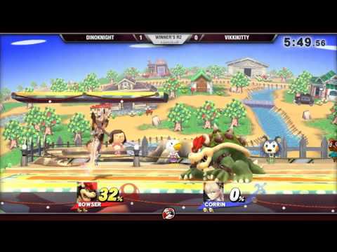 VS Weekly 4/14/16 - Winners R2 - DinoKnight (Bowser) vs. VikkiKitty (Corrin) - Smash 4