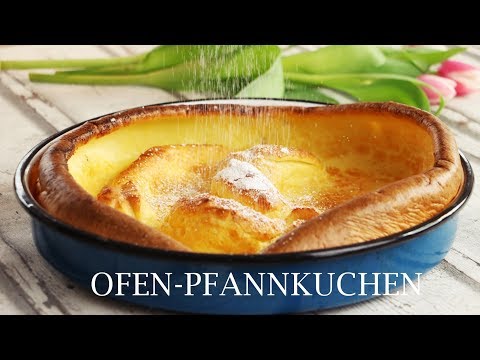 Schnelle Ofenpfannkuchen - Dutch Baby Pancake recipe - German pancake