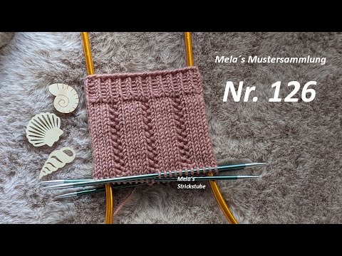 Sock pattern no. 126 - Knitting pattern in the round / knitting sock pattern