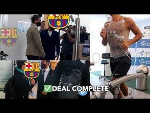 Deal Done✅ Dusan Vlahovic Arrives At Barcelona🔥 Contract Signed✍️ Barcelona 1st January Signing💥