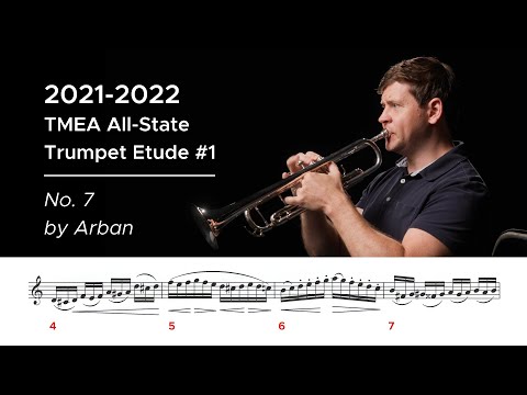 2021-2022 TMEA All-State Trumpet Etude #1 - No. 7 by Arban