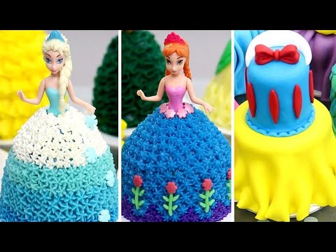 10 Amazing Disney Princess Mini Cakes COMPILATION| Easy Cake Decorating For Birthday