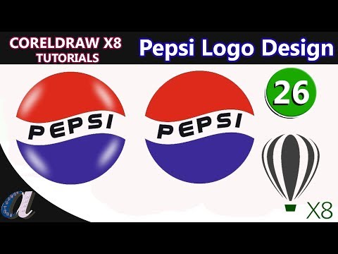 How to Create  Pepsi Logo in Coreldraw || 26 || www.computersadda.com