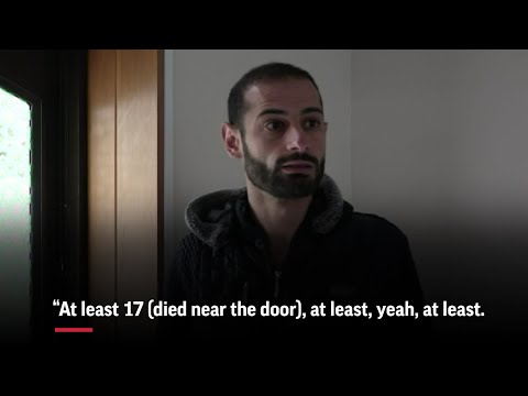 Survivors of the mosque attacks in New Zealand describe terror at a door they couldn't open while trying to escape the shooting in the Al Noor mosque. (March 28)