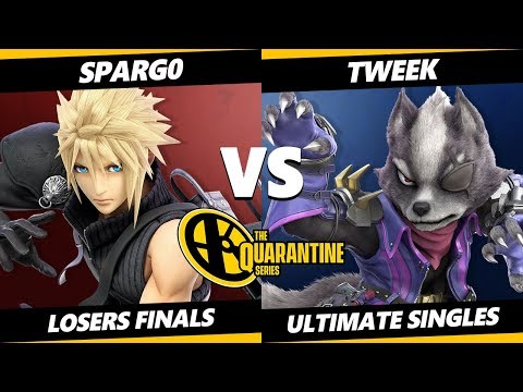 The April Minor Losers Finals - SpargO (Cloud) Vs. Tweek (Wolf, Wario) Smash Ultimate - SSBU