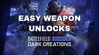 Insanely Easy Weapon Unlocks in Battlefield 2042 Season 6 Dark Creations