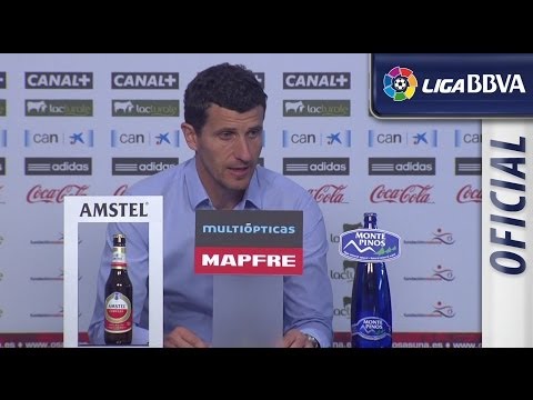 Press Conference Javi Gracia after Osasuna (2-1) Real Betis - HD
