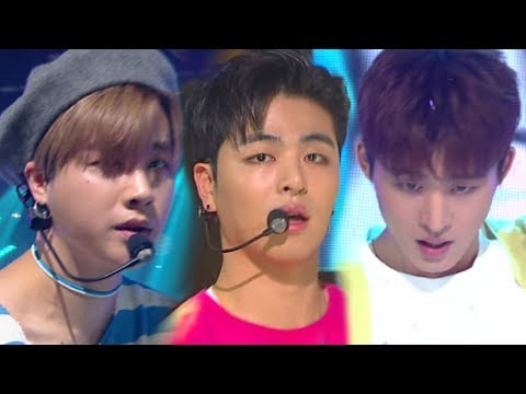 "EXCITING" iKON (Icon) - Rubber Band (Rubber Tug of War) @ Popular Inkigayo 20180401