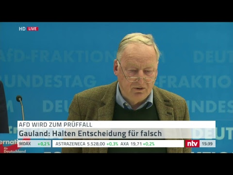 Live: Der Verfassungsschutz begründet die bundesweite Prüfung der AfD