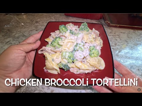 Chicken Broccoli Tortellini!!! Super Easy & Amazing One Pot Recipe!