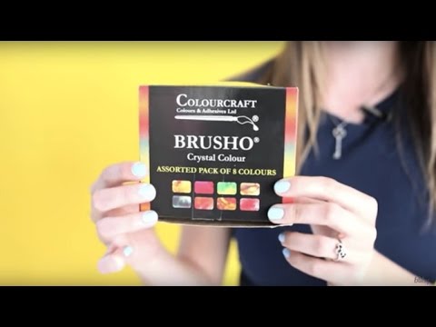 How to Use Colourcraft Brusho Crystal Colours